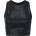Biba Women's Move Tank Scoop Cropped Performance Gym Vest - Shine Logo