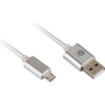 GoGEN MICUSB100MM05 USB/micro USB, 1m, stříbrný