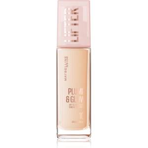 Maybelline new york Lifter Plump & Glow озаряващ фон дьо тен за естествен вид цвят 110 30ml