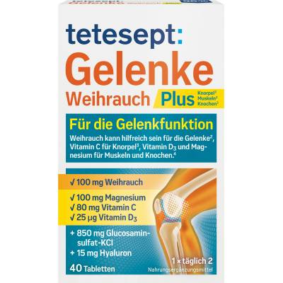 tetesept Gelenke Weihrauch Plus - 40 таблетки