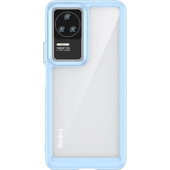 HQWear Кейс Outer Space за Xiaomi Poco F4 5G, с гъвкава рамка, син (9145576264072)