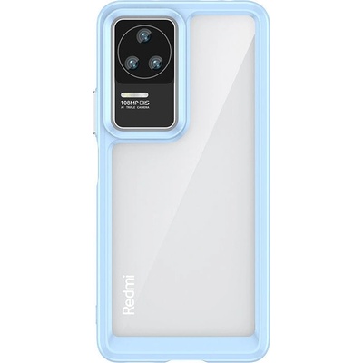 HQWear Кейс Outer Space за Xiaomi Poco F4 5G, с гъвкава рамка, син (9145576264072)