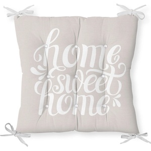 Minimalist Cushion Covers Възглавница за сядане от памучна смес Home Sweet Home, 36 x 36 cm - Minimalist Cushion Covers (P790)