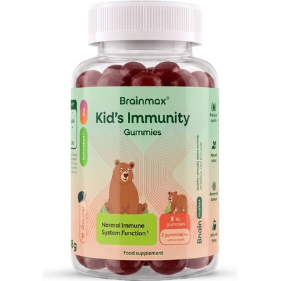 BrainMax Kid's Immunity Gummies 60 bonbónů