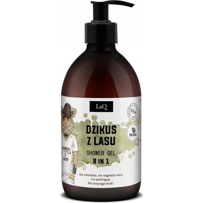 Sprchový gél pre mužov 8v1 LaQ Dzikus z Lasu 500 ml