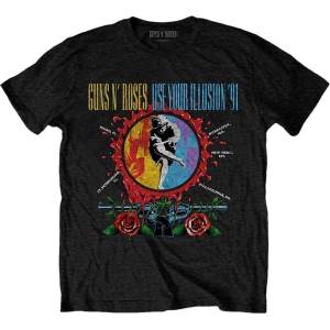 Guns N' Roses Use Your Illusion Circle Splat Black L Риза (GNRTS117MB03)