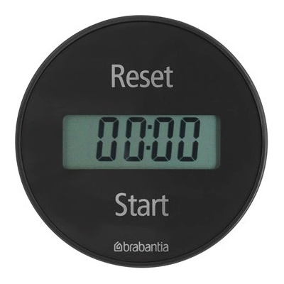 Brabantia Кухненски таймер Brabantia 107789, Дигитален дисплей, Магнит, Хронометър, Тъмносив (107789)