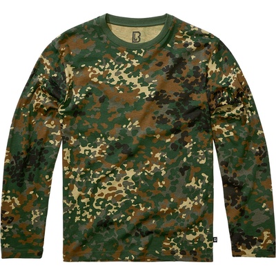 Brandit tričko dlhým rukávom premium flecktarn