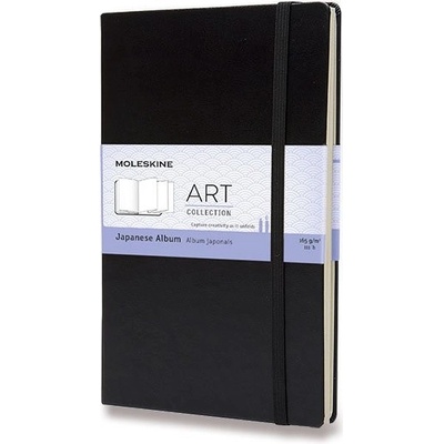 Moleskine Skicář Japanese Album L černý A5 – Zboží Dáma