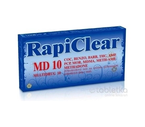 RapiClear MD 10 IVD test drogový