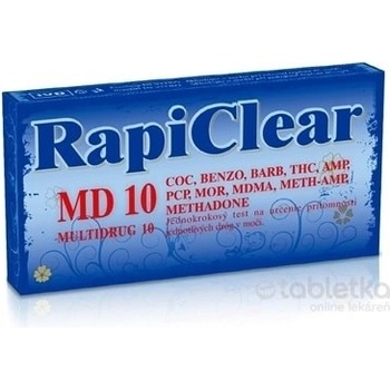 RapiClear MD 10 IVD test drogový