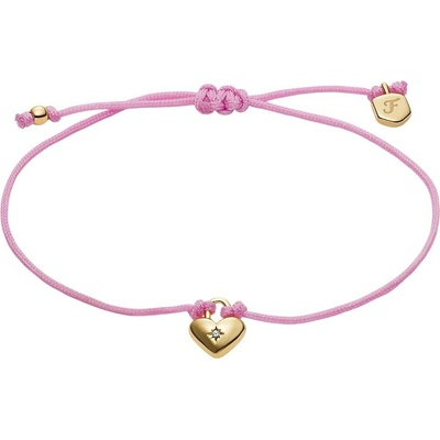 Fossil Šňůrkový náramek Srdce Sutton Mini Moments JA7314710