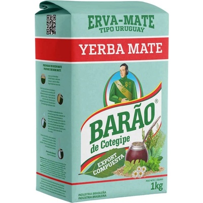 Barao de Cotegipe Čaj Yerba Maté Tipo Uruguay Export Compuesta 1000 g