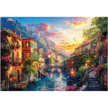 Anatolian - Puzzle Mediterranean Village - 2 000 piese