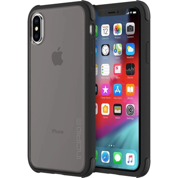 Incipio Reprieve Case - удароустойчив хибриден кейс за iPhone XS, iPhone X (черен)