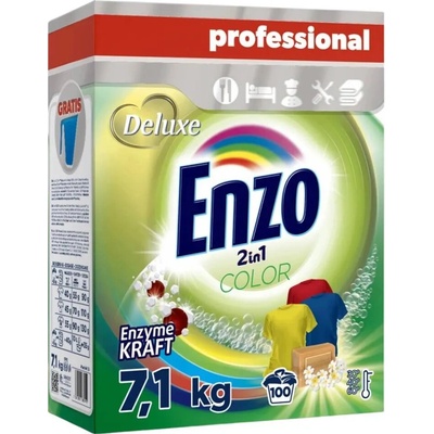 Enzo Deluxe prací prášek Professional 2in1 Color 7,1 kg 100 PD