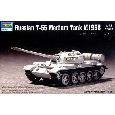 T-55 1958 Medium tank Trumpeter 1:72