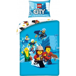 Halantex Детски спален комплект Halantex - Lego, City, Blue (LEG-1050BL)