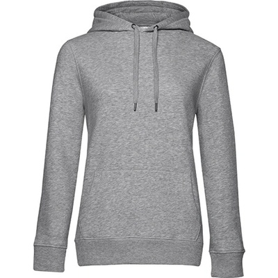 B&C dámska mikina pre hlavu WW02Q Heather Grey