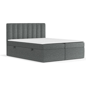 Maison de Reve Тъмносиво боксспринг легло с място за съхранение 180x200 cm Novento - Maison de Rêve (NOVENTO180_MDR_P0_MGN367_M13_MGN367_T9_L1)