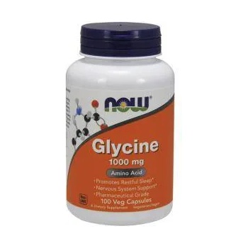 NOW Глицин - Glycine 1000 мг. - 100 капсули - NOW FOODS, NF0107