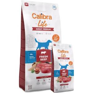 Calibra Dog Life Adult Medium Fresh Beef 14, 5 kg