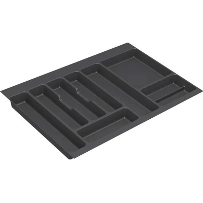ADEO Vložka / příborník do 80cm šuplíku - CUTLERY šedý plast 70 x 46 cm – Zboží Dáma