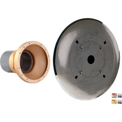 Hugo Lahme sací těleso z bronzu, s nerezovým (V4A) sacím sítem, DN=150 mm, připojení lepicí spojka, 485 mm