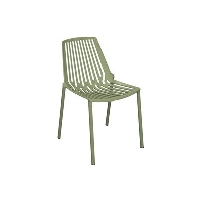 Fast Hliníková stohovatelná jídelní židle Rion, 47x56x79 cm, hliník pearly gold