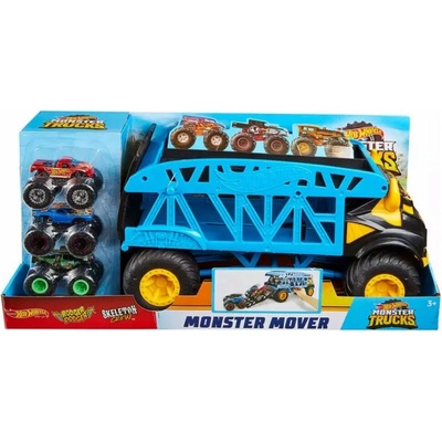 Hot Wheels Monster trucks preprava truckov a 3 ks truck GGB64