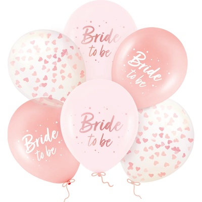 Albi Balónky latexové Bride to be rose gold