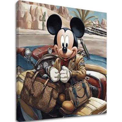 Obraz na plátne - Mickey Mouse na Dovolenke | rôzne rozmery - 60x60 cm