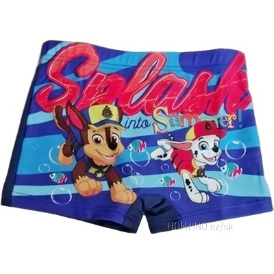 Setino Chlapčenské plavky boxerky Tlapková patrola - Paw Patrol - Modrá