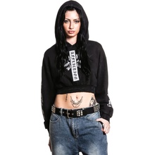 Affliction Free Mind Crop čierna