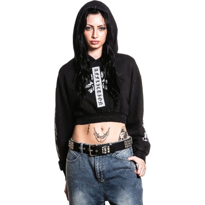 Affliction Free Mind Crop čierna