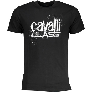 Cavalli class Мъжка тениска с къс ръкав cavalli class, Цвят Черен (qxt62pjd060_ne05051)