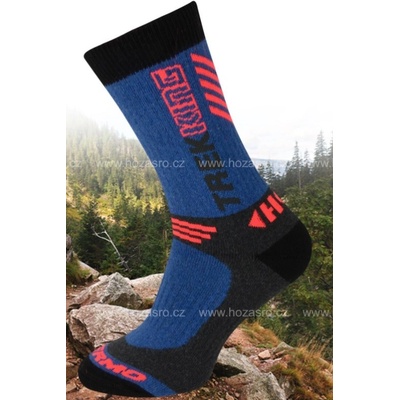 Hoza outdoor ponožky Thermo Trekking H3413 antracit/jeans/oranžová