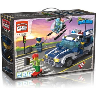 Enlighten Brick 1117 Silniční Policie 394 ks – Zboží Živě