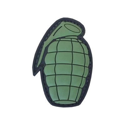 ARMED PATCHES PVC nášivka Grenade, zelená