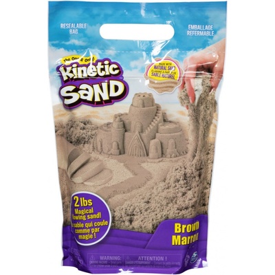 Spin Master Kinetic sand písek hnědá 0,9 kg – Zboží Mobilmania