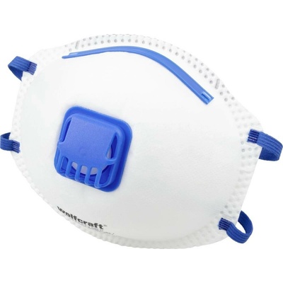 Wolfcraft Respirátor 4948000 s ventilem FFP2 D 15 ks