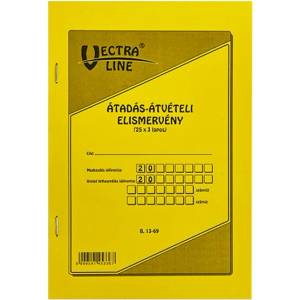VECTRALINE Доставка на формуляр - Разписка VECTRALINE A/5, състояща се от 25x3 листа B13-69/V (B13-69/V)