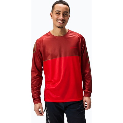 Endura Singletrack Core Printed Tee Flame Red pánsky