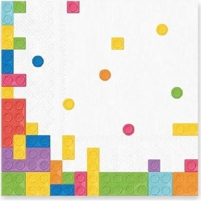 PartyPal Papierové servítky dinosaury 33x33 cm 10 ks