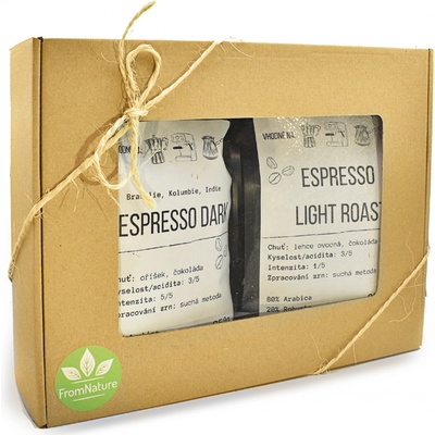 FromNature Dárková sada - Káva Arabica - Robusta Kus: 1ks
