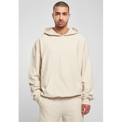 Urban Classics Мъжки суичър с качулка в цвят екрю Urban Classics Terry HoodyUB-TB5504-03680 - Екрю, размер M