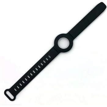 JC Силиконова каишка за Apple AirTag - JC AirTag Silicone Band (черен)
