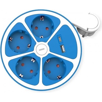 Image 1 of Roline 4 Plug + 2 USB 3 m Switch (19.07.2341-10)