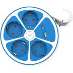 Roline 4 Plug + 2 USB 3 m Switch (19.07.2341-10)