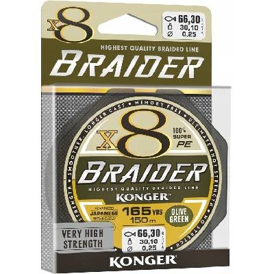 Konger Pletivo BRAIDER X8 150 m 0,25 mm